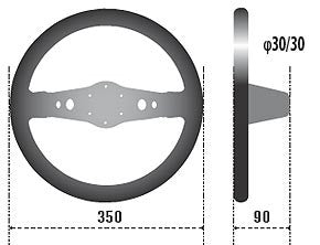 スパルコ ステアリングホイール R215 Suede