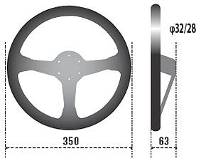 スパルコ ステアリングホイール R345