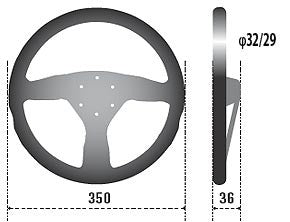 スパルコ ステアリングホイール R375 スウェード