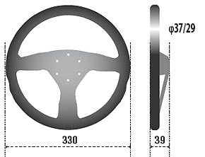 スパルコ ステアリングホイール R383 スウェード