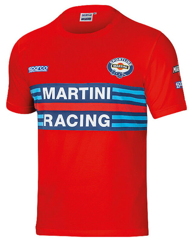 Sparco MARTINI T-SHIRT REPLICA スパルコ マルティニ レーシング Tシャツ レプリカ 半袖 レーシングウェア