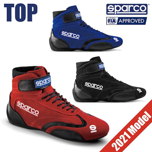 ドライビングシューズ スパルコ レーシングシューズ TOP FIA公認 トップ 4輪 走行会