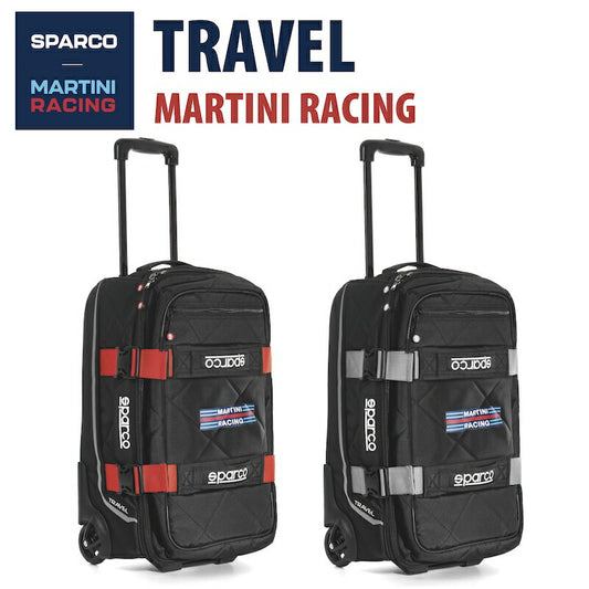 Sparco MARTINI RACING トロリーバッグ TRAVEL スパルコ マルティニ レーシング トラベル キャリーバッグ