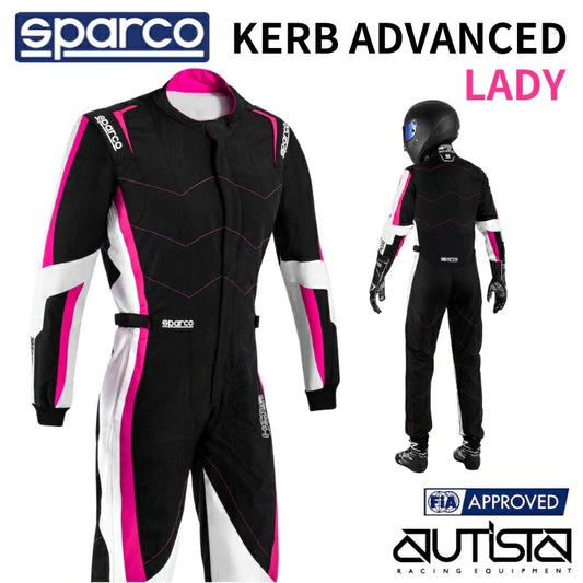 Sparco レーシングスーツ KERB ADVANCED LADY スパルコ カーブ アドバンス レディー FIA8877-2022 カート用 走行会 2025年NEWモデル