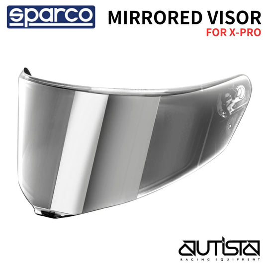 スパルコ ミラーバイザー MIRRORED VISOR SPARCO For X-PRO エックスプロシリーズ用