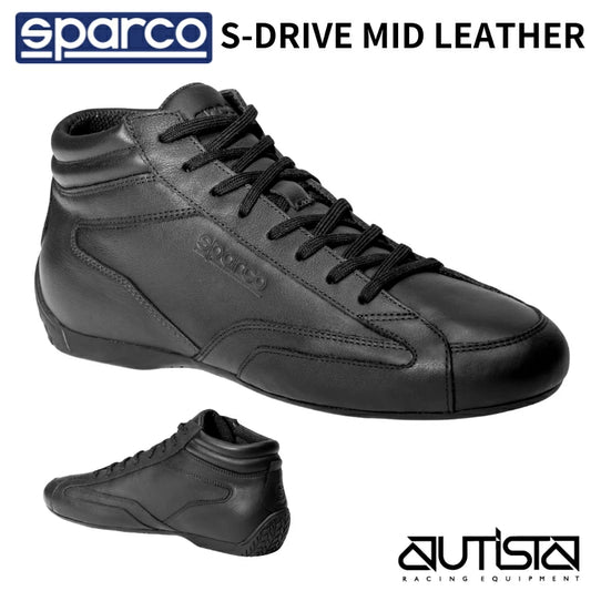 <2026NEW>スパルコ ドライビングシューズ スニーカー S-DRIVE MID LEATHER エスドライブミッドレザー