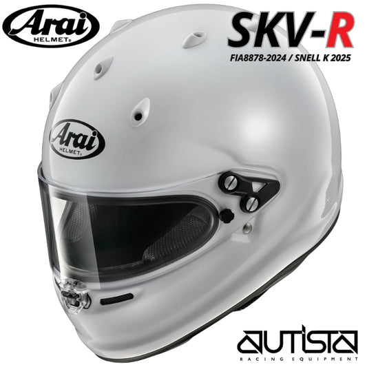 アライヘルメット SKV-R カート用 FIA8878-2024公認 SNELL K 2025公認 フルフェイス スネル Arai Helmet