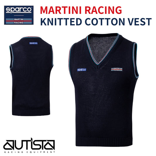 Sparco MARTINI RACING KNITTED COTTON VEST スパルコ マルティニ レーシング コットンベスト 2024年NEWモデル