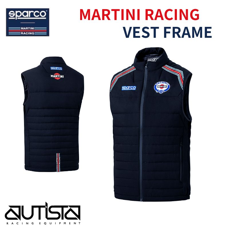 Sparco MARTINI RACING VEST FRAME スパルコ マルティニ レーシング ベスト フレーム 2024年NEWモデル