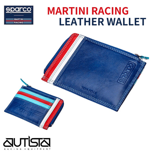 Sparco MARTINI RACING LEATHER WALLET スパルコ 財布 マルティニ レーシング レザーウォレット 2024年NEWモデル