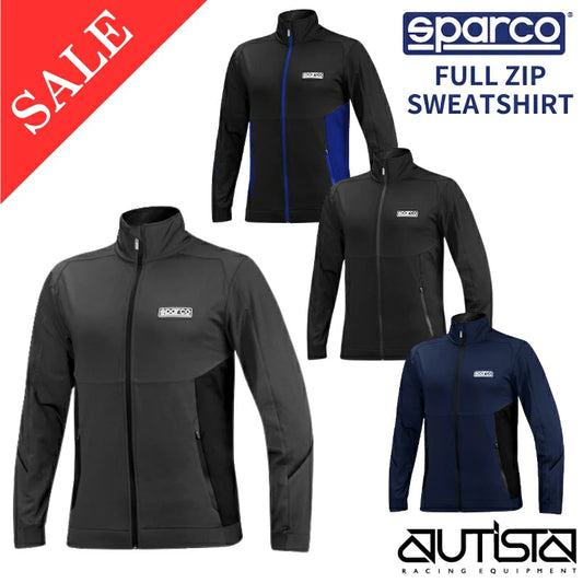 スパルコ フルジップ スウェットシャツ 2022年モデル Sparco FULL ZIP SWEATSHIRT チームウェア トップス