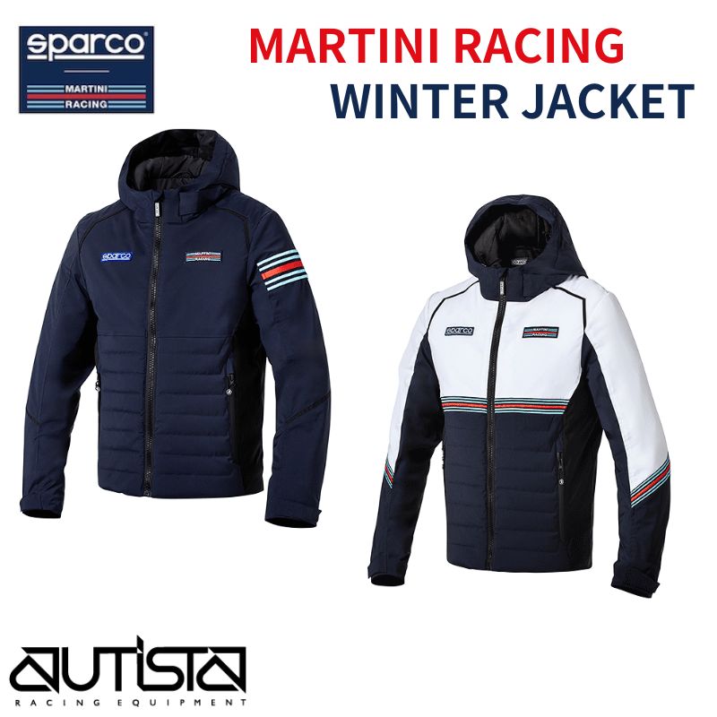 Sparco MARTINI RACING WINTER JACKET スパルコ マルティニ レーシング ウィンタージャケット 2024年NEWモデル