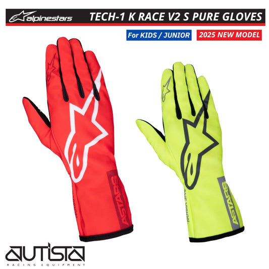 【2025NEW】アルパインスターズ　TECH-1 K RACE V2 PURE GLOVES for KIDS/JUNIOR