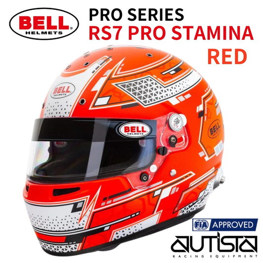 BELL RACING HELMET |RS7 PRO STAMINA RED