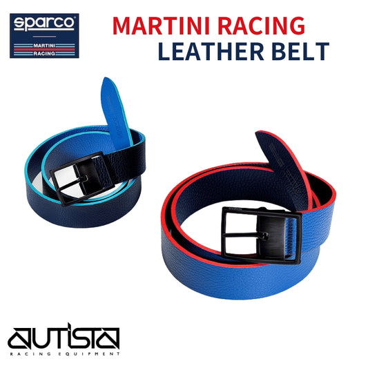 Sparco MARTINI RACING LEATHER BELT スパルコ ベルト マルティニ レーシング レザーベルト 2024年NEWモデル