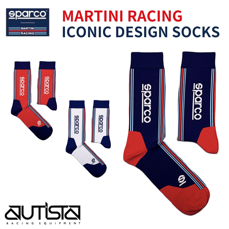 Sparco MARTINI RACING ICONIC DESIGN SOCKS スパルコ ソックス マルティニ レーシング デザインソックス2024年NEWモデル