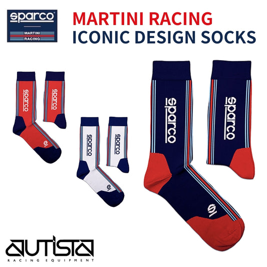 Sparco MARTINI RACING ICONIC DESIGN SOCKS スパルコ ソックス マルティニ レーシング デザインソックス2024年NEWモデル