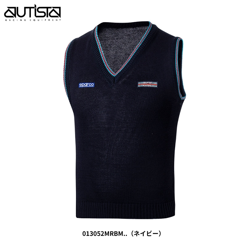 Sparco MARTINI RACING KNITTED COTTON VEST スパルコ マルティニ レーシング コットンベスト 2024年NEWモデル