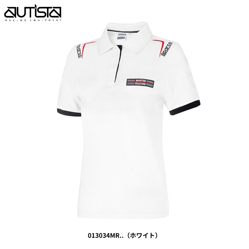 Sparco MARTINI RACING POLO REPLICA PATCHES LADY FIT スパルコ マルティニ レーシング ポロシャツ レプリカ レディース 2024年NEWモデル