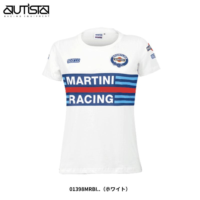 Sparco MARTINI RACING T-SHIRT REPLICA スパルコ マルティニ レーシング Tシャツ レプリカ レディース 2024年NEWモデル