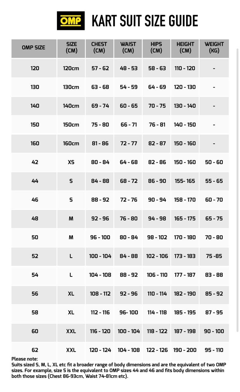 OMP KS-3 Kart Suit
