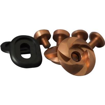 GAZE シールドネジ SCREW ゴールド for アライヘルメット GP-6 CK-6 SK-6 カスタム