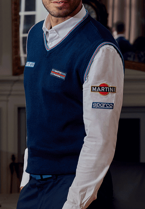 Sparco MARTINI RACING KNITTED COTTON VEST スパルコ マルティニ レーシング コットンベスト 2024年NEWモデル