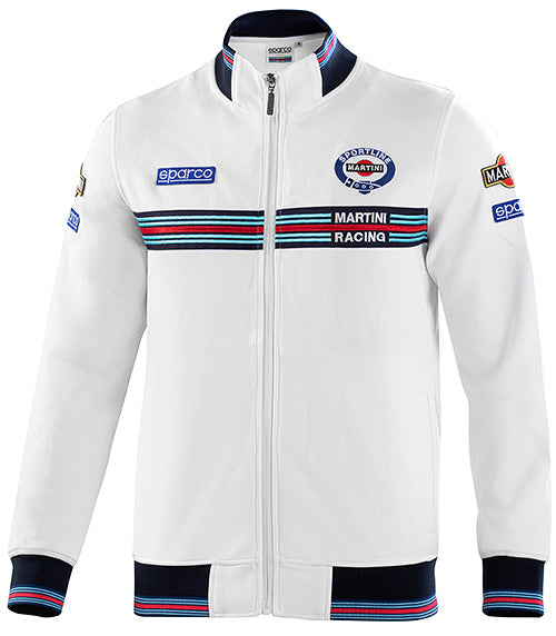 Sparco MARTINI RACING FULL ZIP SWEATSHIRT スパルコ マルティニ レーシング フルジップ スウェット 長袖　 レーシングウェア