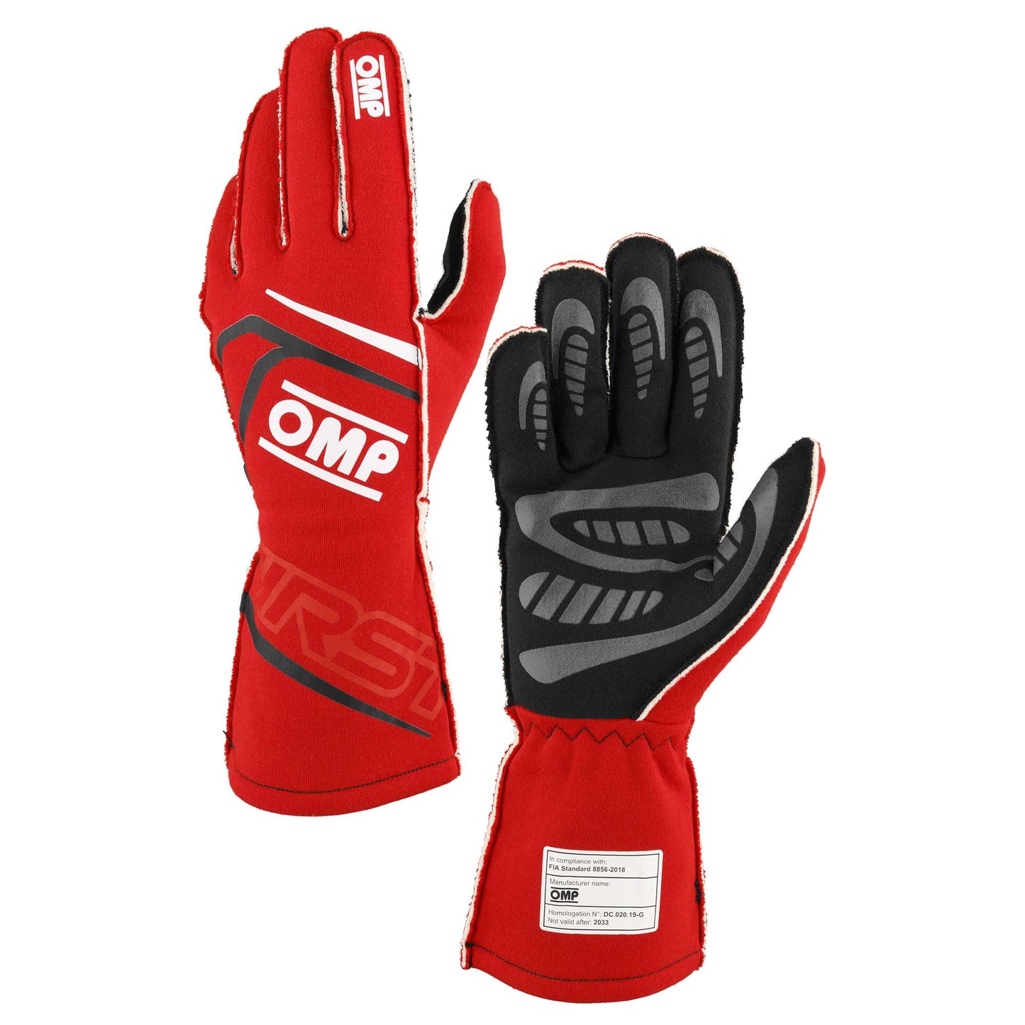 OMP　FIRST GLOVES FIA 8856-2018