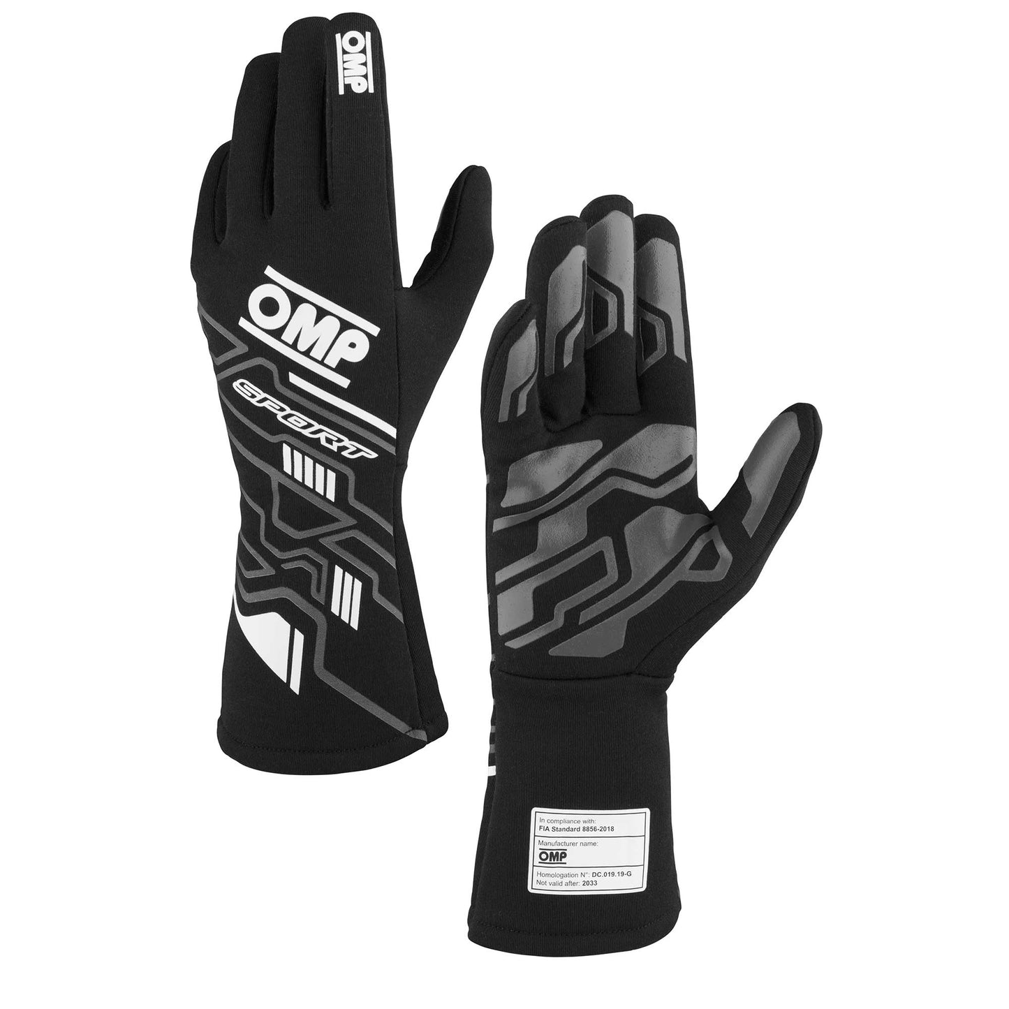 OMP SPORT GLOVES FIA 8856-2018