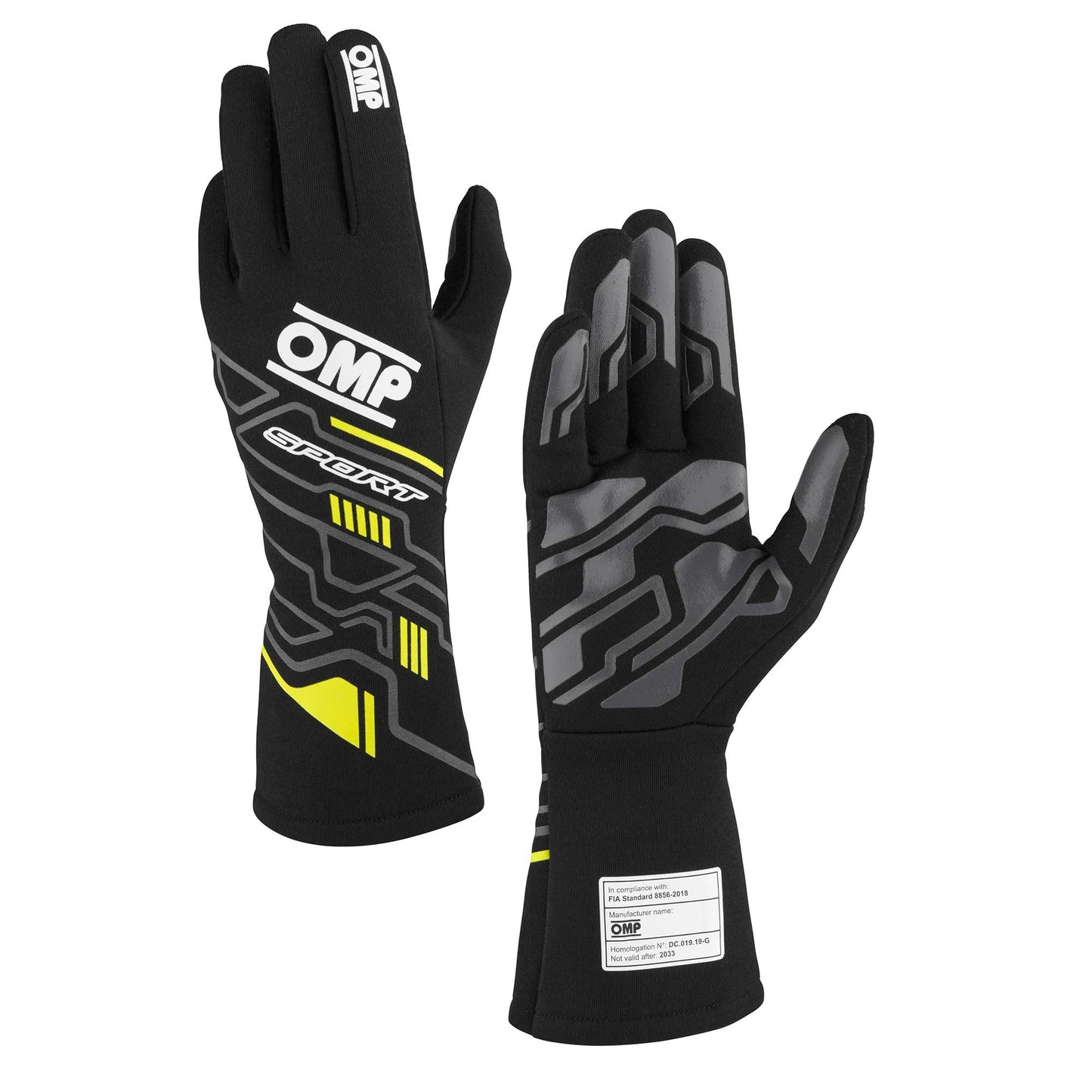 OMP SPORT GLOVES FIA 8856-2018