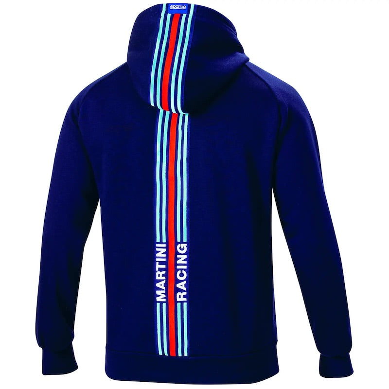 マルティニレーシング フーディー ビッグ ストライプ 2022年モデル スパルコ SPARCO MARTINI RACING HOODIE BIG  STRIPES パーカー トップス