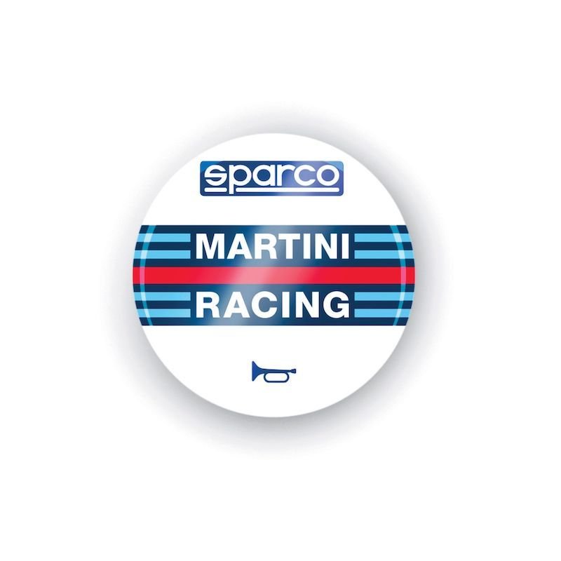 マルティニレーシング ステアリング ホーンエンブレム 2022年モデル スパルコ SPARCO MARTINI RACING HORN EMBLEM ホーンキャップ