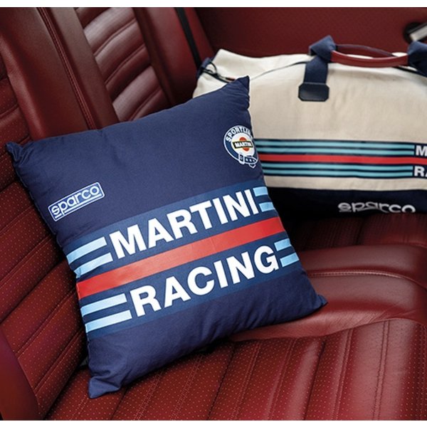 マルティニレーシング クッション 2022年モデル スパルコ SPARCO MARTINI RACING REPLICA THROW PILLOW 40×40 レプリカ スロー ピロー
