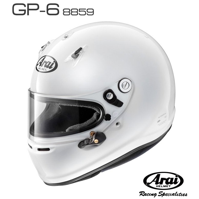 アライ フルフェイスヘルメット Arai アライヘルメット ホワイト GP-6 8859 4輪レース用 SNELL SA FIA8859 スネル
