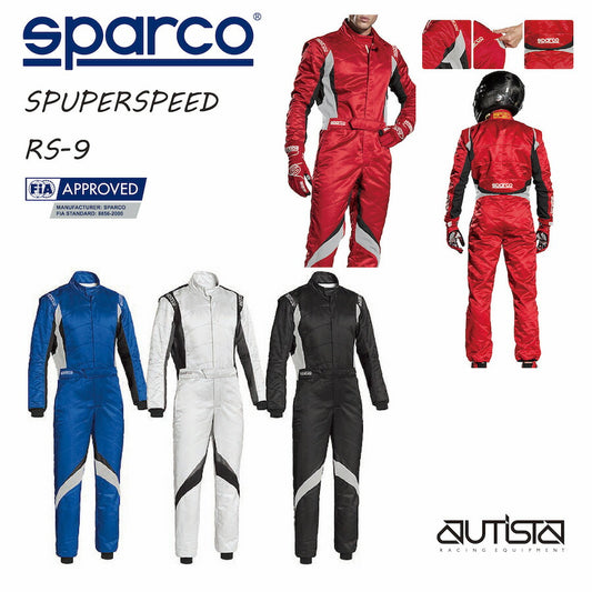 <SALE>スパルコ レーシングスーツ SUPERSPEED RS-9 FIA公認 4輪 走行会