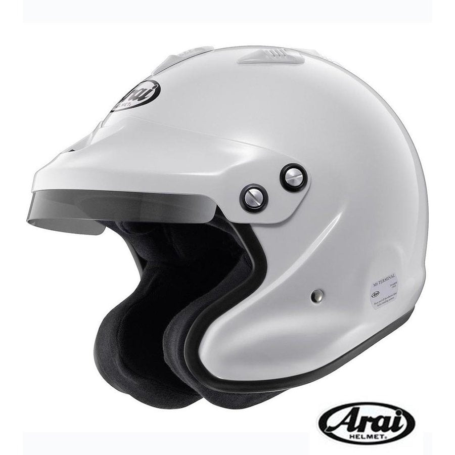 アライヘルメット Arai ヘルメット GP-J3 8859 オープンフェイス ホワイト ブラック SNELL SA FIA8859 スネル