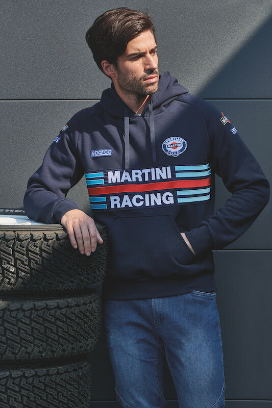 Sparco MARTINI RACING HOODIE スパルコ マルティニ レーシング フーディ パーカー 長袖　 レーシングウェア