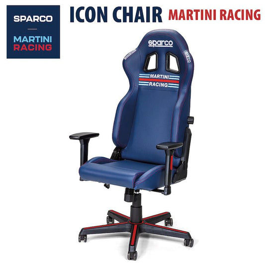 Sparco MARTINI RACING オフィスチェア ICON スパルコ マルティニ レーシング アイコン チェア ゲーム 椅子