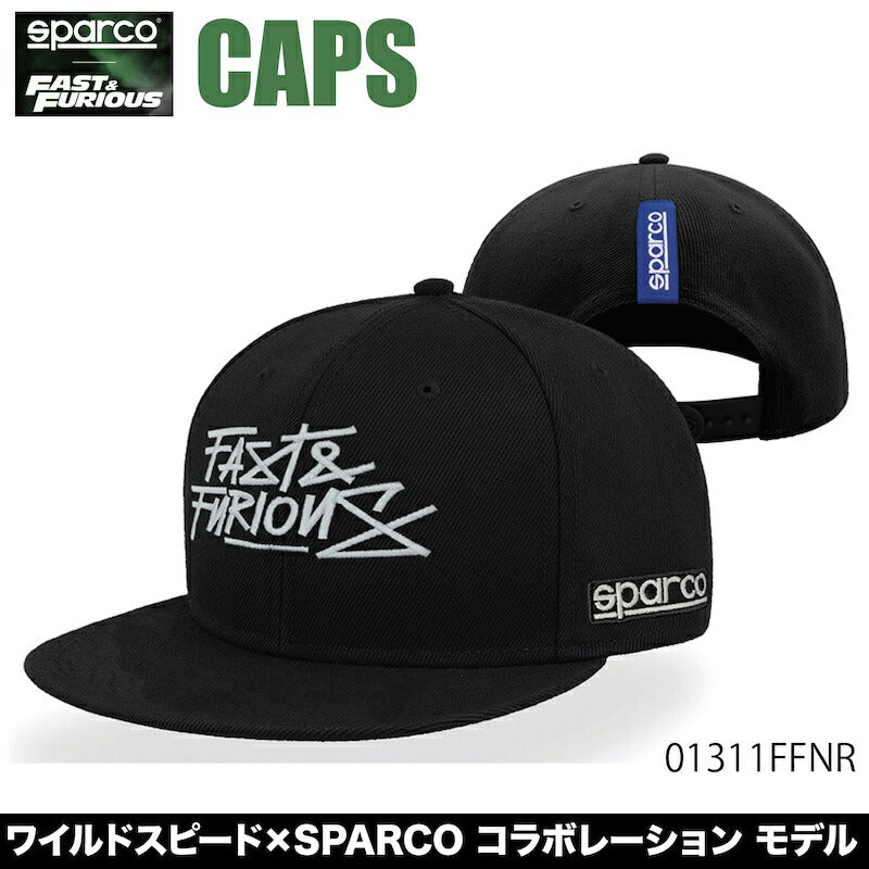 スパルコ × ワイルドスピード CAPS 01311FFNR キャップ ブラック 帽子