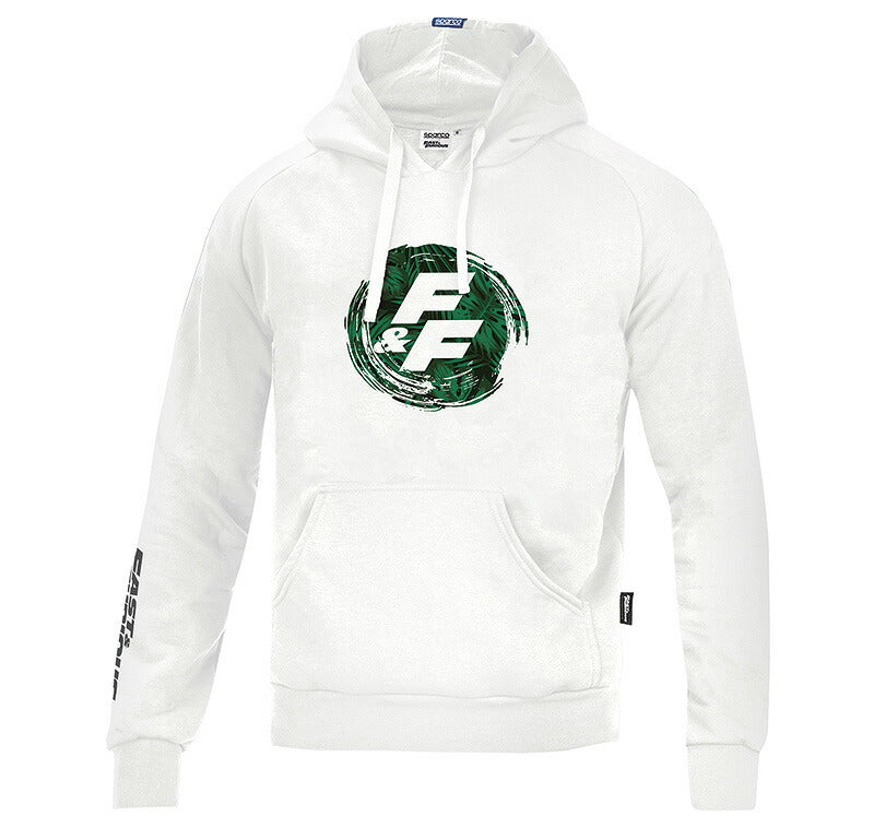 スパルコ × ワイルドスピード HOODIE ホワイト パーカー 長袖