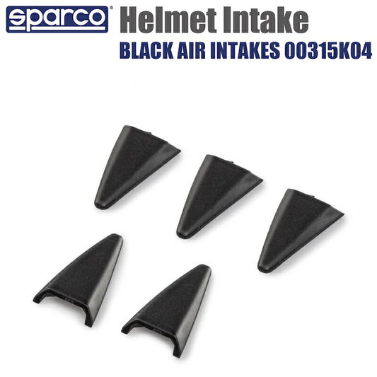 スパルコ ヘルメット インテーク ブラック BLACK AIR INTAKES 00315K04