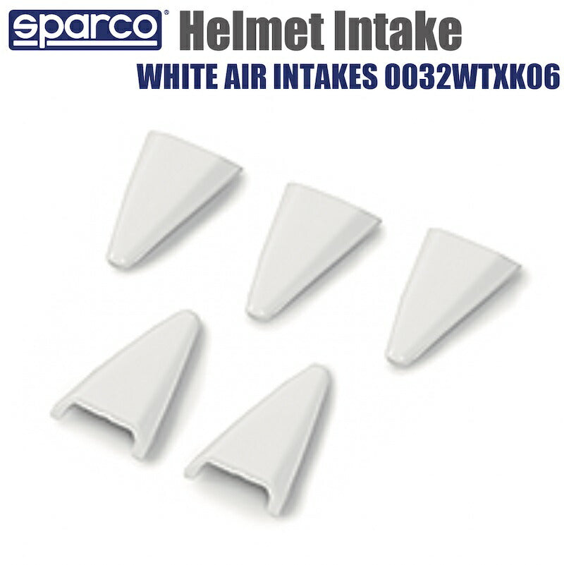 スパルコ ヘルメット インテーク ホワイト WHITE AIR INTAKES 0032WTXA06