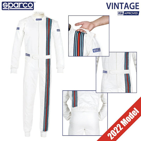 スパルコ レーシングスーツ ヴィンテージ FIA公認 2022年モデル Sparco VINTAGE 4輪 走行会