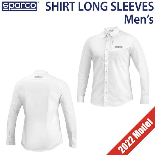 スパルコ シャツ ロングスリーブ メンズ 2022年モデル Sparco SHIRT MAN LONG SLEEVES チームウェア 長袖 男性サイズ