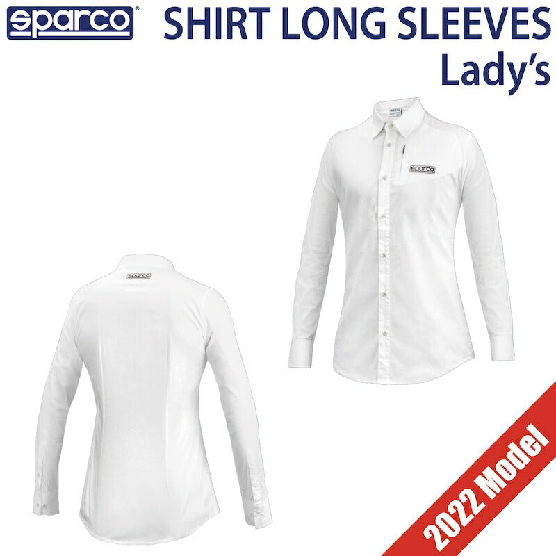 スパルコ シャツ ロングスリーブ レディース 2022年モデル Sparco SHIRT LADY LONG SLEEVES チームウェア 長袖 女性サイズ