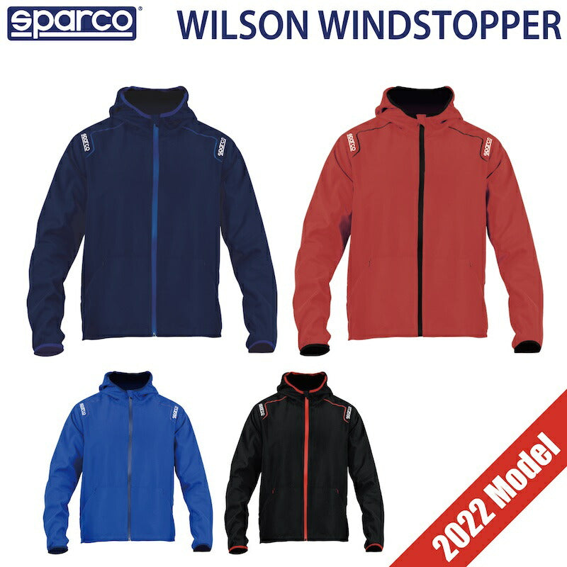 レーシングウェア スパルコ WILSON Windstopper ウィンドブレーカー ウイルソン ウィンドストッパー 長袖