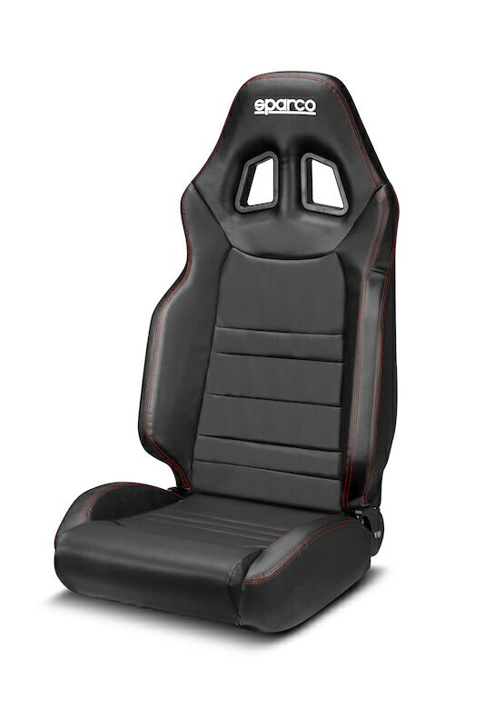 【工場店】sparco スパルコ R100 底留め セミバケットシート ブラック レッド 左右セット RECARO レカロシート 本体