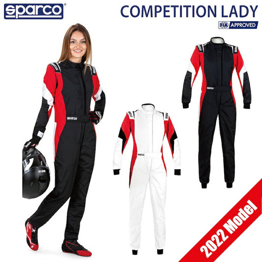 レーシングスーツ レディース スパルコ コンペティション レディ 2022年モデル FIA公認 Sparco COMPETITION LADY 4輪 走行会