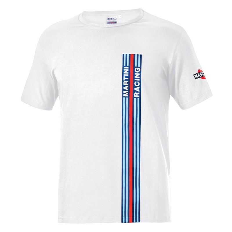 マルティニレーシング Tシャツ ビッグ ストライプ 2022年モデル スパルコ SPARCO MARTINI RACING T-SHIRT BIG  STRIPES